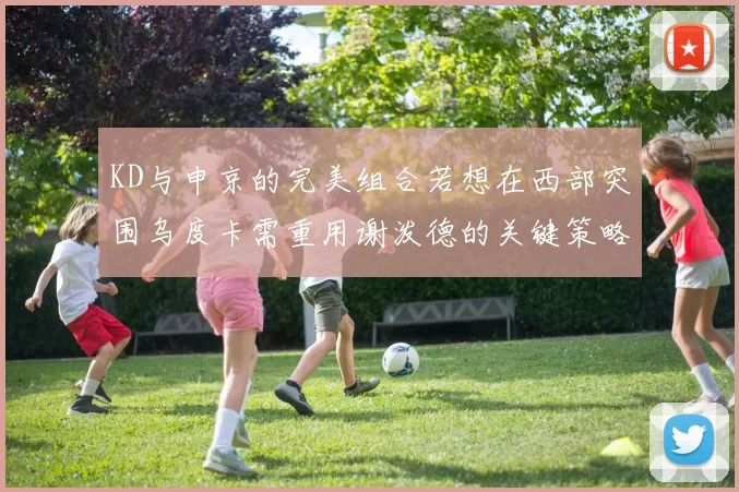 KD与申京的完美组合若想在西部突围乌度卡需重用谢泼德的关键策略